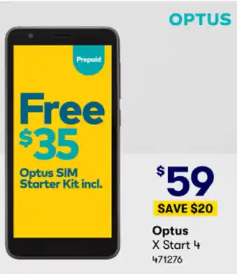 BIG W Optus X Start 4 offer
