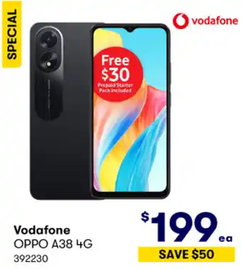 BIG W Vodafone OPPO A38 4G offer