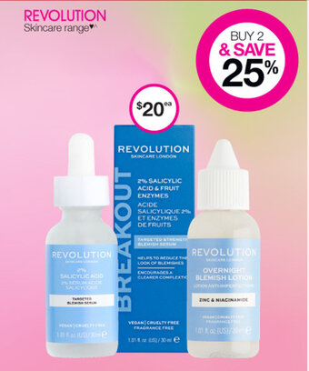 Priceline Revolution Skincare Range offer