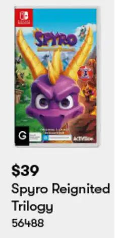 BIG W Spyro Reignited Trilogy offer