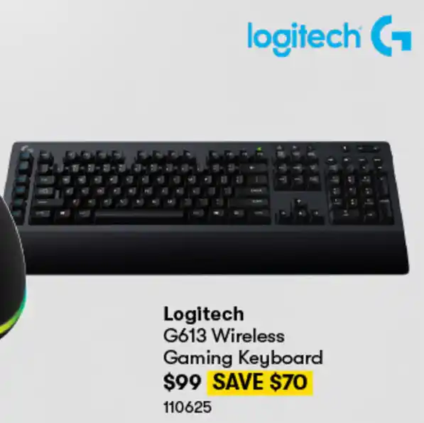 Logitech G613 Wireless Gaming Keyboard offer at BIG W