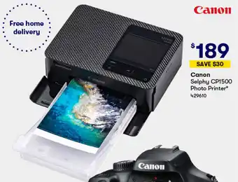 BIG W Canon Selphy CP1500 Photo Printer offer