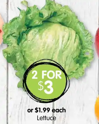 Spudshed Lettuce offer