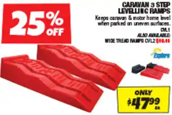Autobarn CARAVAN 3 STEP LEVELUNG RAMPS offer
