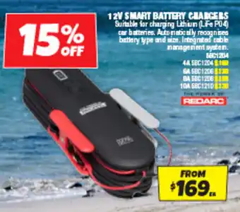 Autobarn 12V SMART BATTERY CHARGERS offer