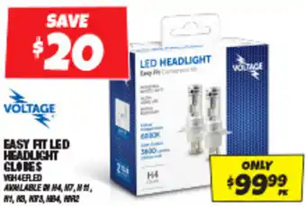 Autobarn EASY FIT LED HEADLIGHT GLOBES offer