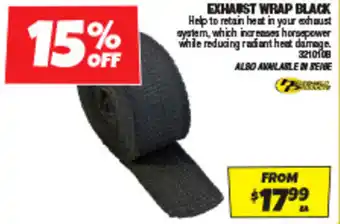 Autobarn EXHAUST WRAP BLACK offer