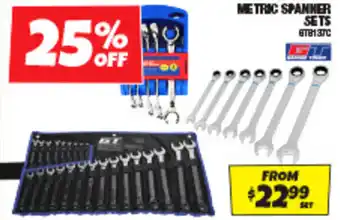 Autobarn METRIC SPANNER SETS offer