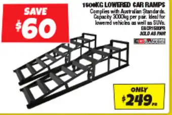 Autobarn 150 KG LOWERED CAR RAMPS offer
