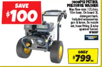 Autobarn 340 PSI PETBOL PRESSURE WASHER offer