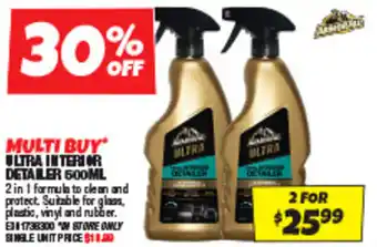 Autobarn ULTRA INTERIOR DETAILER 500ML offer