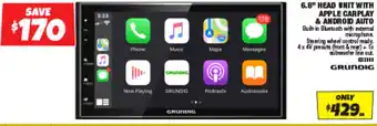 Autobarn 6.8" HEAD UNIT WITH APPLE CARPLAY & ANDROID AUTO offer