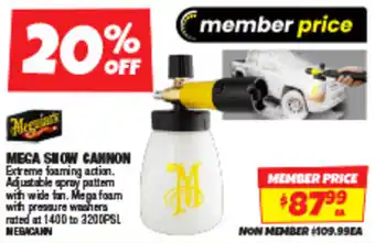 Autobarn MEGA SNOW CANNON offer
