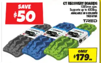 GT RECOVERY BOARDS