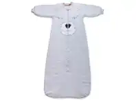 Baby Bunting Plum 3.5 Tog Sleeping Bag Long Sleeve Pink Bear 12-24 Month offer