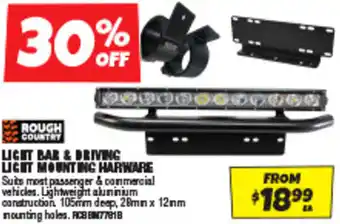 Autobarn LIGHT BAR & DRIVING LIGHT MOUNTING HARWARE offer