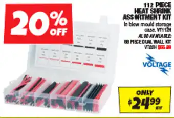 Autobarn 112 PIECE HEAT SHRINK ASSORTMENT KIT offer
