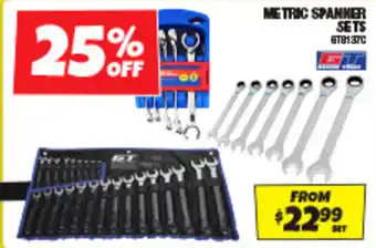 Autobarn METRIC SPANNER SETS offer