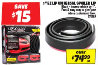 Autobarn 1" EZ LIP UNIVERSAL SPOILER LIP offer