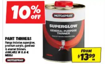 Autobarn PAINT THINNERS offer