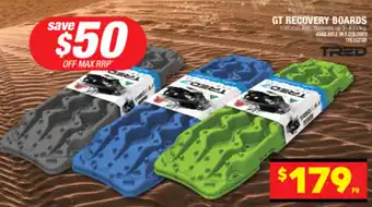 GT RECOVERY BOARDS