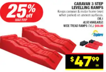 CARAVAN 3 STEP LEVELLING RAMPS