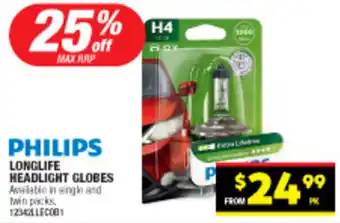 LONGLIFE HEADLIGHT GLOBES