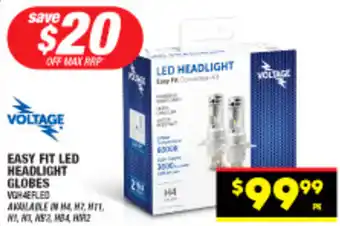 EASY FIT LED HEADLIGHT GLOBES
