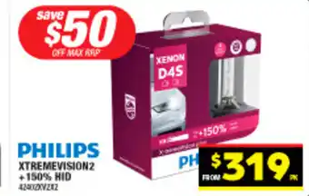 Autopro PHILIPS XTREMEVISION2 +150% HID offer