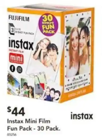 Harvey Norman Instax Mini Film Fun Pack - 30 Pack. offer