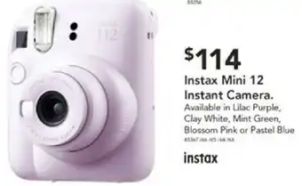 Harvey Norman Instax Mini 12 Instant Camera offer