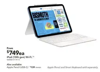 Harvey Norman iPad (10th gen) Wi-Fi offer