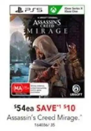 Harvey Norman Assassin's Creed Mirage offer