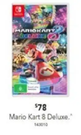 Harvey Norman Mario Kart 8 Deluxe offer