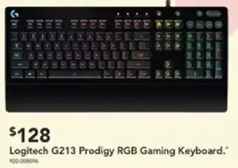 Harvey Norman Logitech G213 Prodigy RGB Gaming Keyboard offer