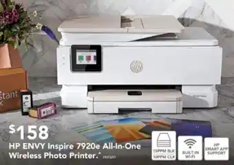 Harvey Norman HP ENVY Inspire 7920e All-In-One Wireless Photo Printer offer