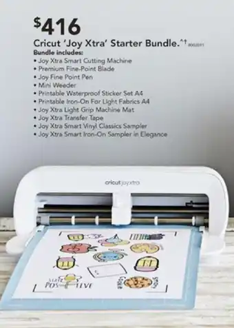 Harvey Norman Cricut 'Joy Xtra' Starter Bundle offer