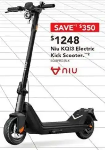 Harvey Norman Niu KQ13 Electric Kick Scooter offer