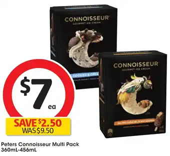 Coles Peters Connoisseur Multi Pack 360mL-456mL offer