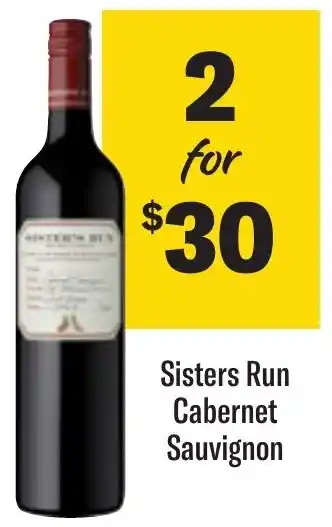 Coles Sisters Run Cabernet Sauvignon offer