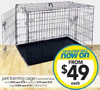 Cheap as Chips pet training cage large offer