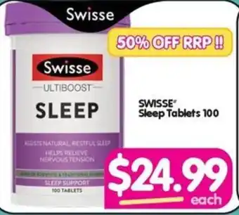 Your Discount Chemist SWISSE Sleep Tablets 100 offer