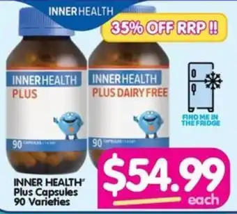 Your Discount Chemist INNER HEALTH Plus Capsules 90 Varieties offer