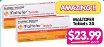 Your Discount Chemist MALTOFER Tablets 30 offer