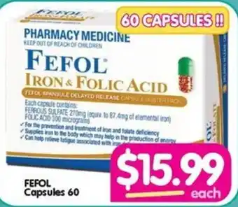 FEFOL Capsules 60