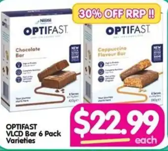 Your Discount Chemist OPTIFAST VLCD Bar 6 Pack Varieties offer