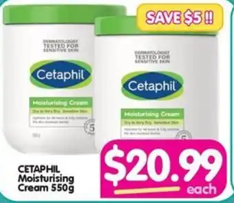 Your Discount Chemist CETAPHIL Moisturising Cream 550g offer