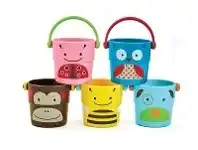 Baby Bunting Skip Hop Zoo Bath Stack & Pour Buckets offer