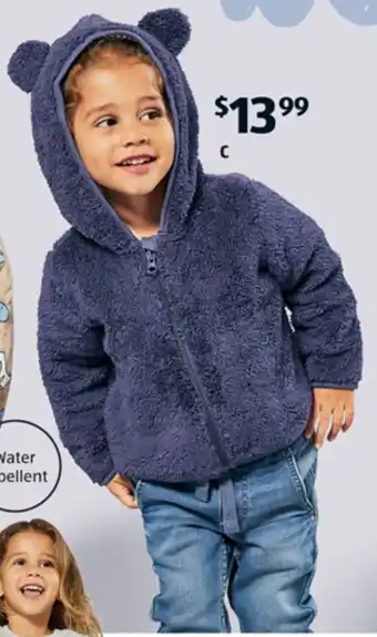 ALDI Infant Plush Jacket offer