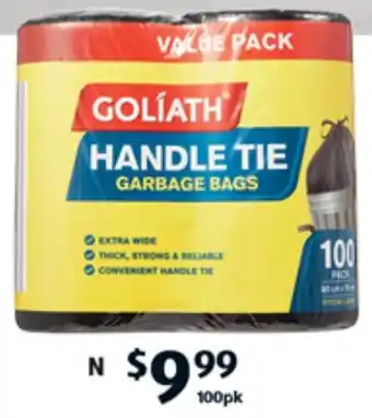 ALDI Bulk Garbage Bags 100pk offer